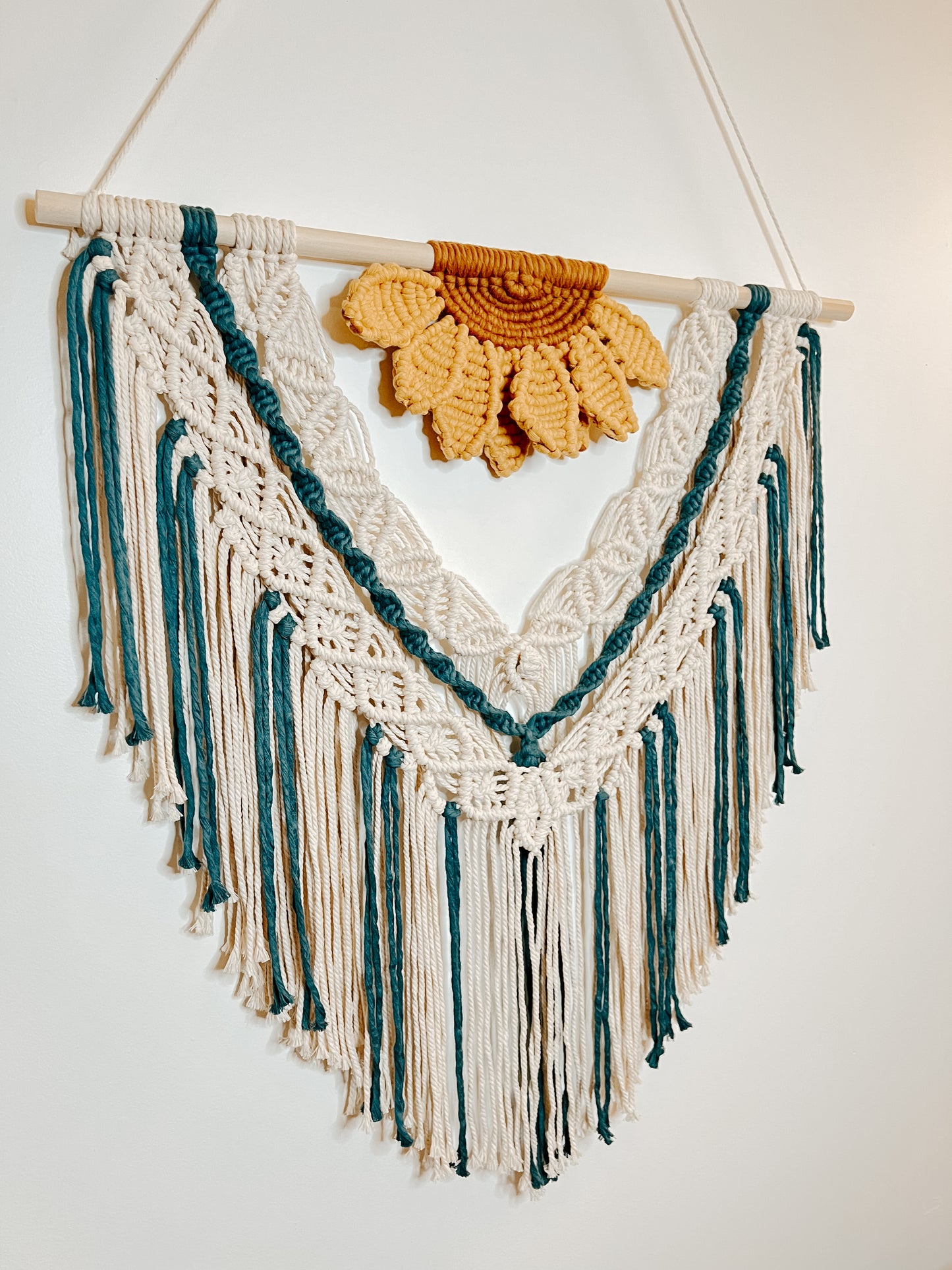 Large Sunflower Wall Hanging